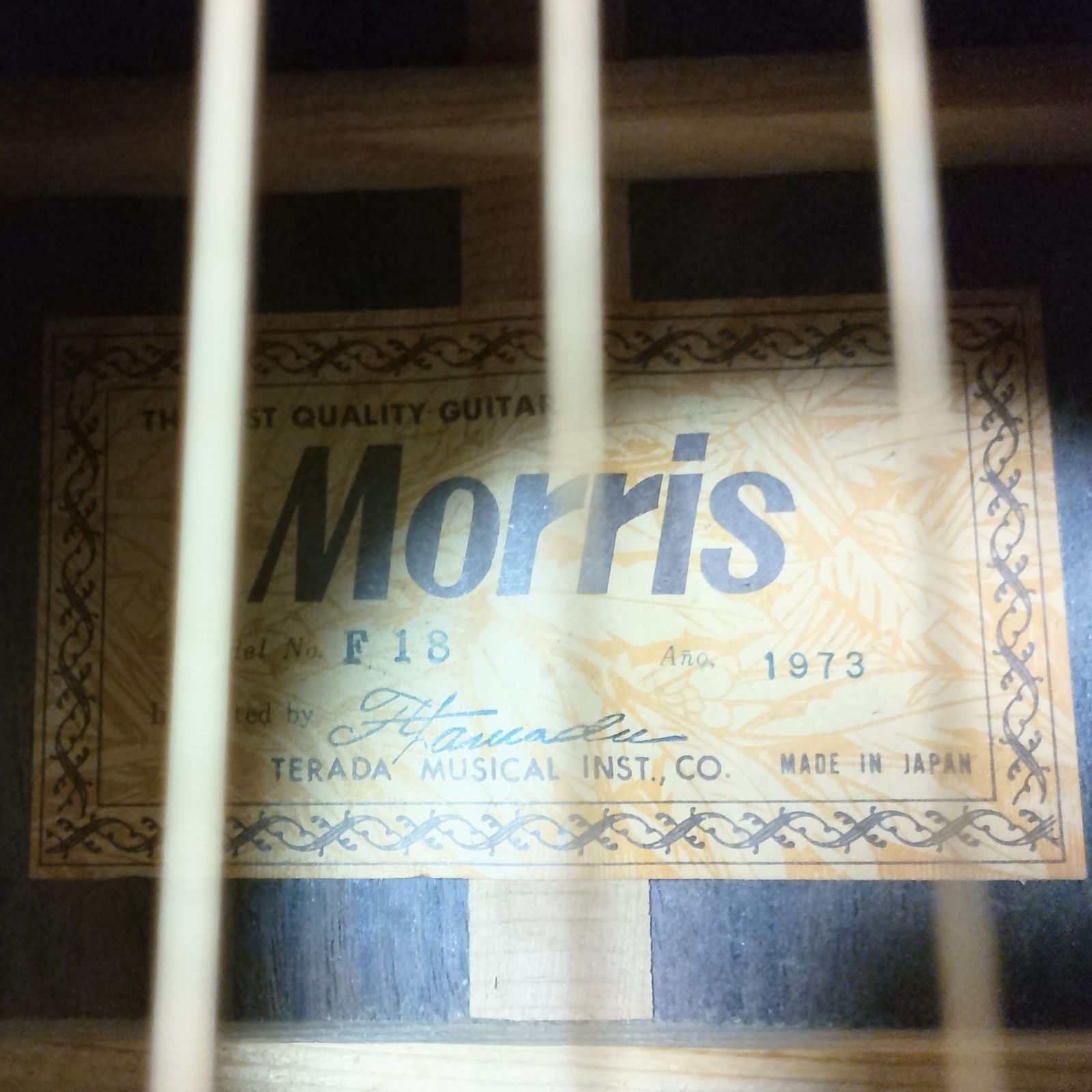 MORRIS　F-18　70’s ジャパンヴィンテージ　アコースティックギター MORRIS F-18 70's ジャパンヴィンテージ アコースティックギター