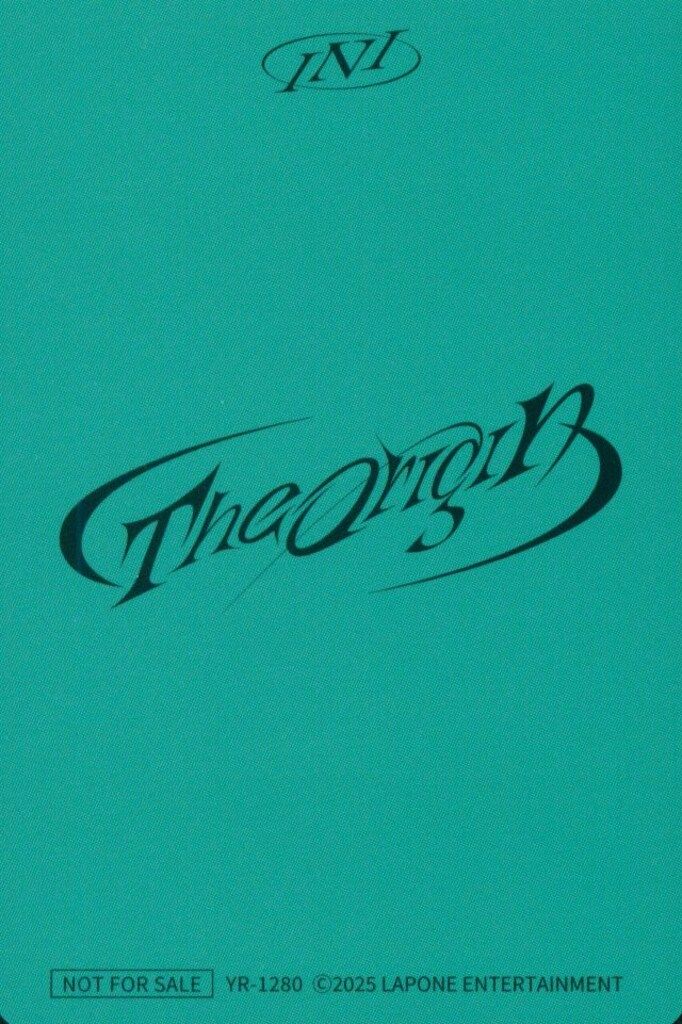 INI 「THE ORIGIN」 INISIDE Ver. FC 木村柾哉 THE ORIGIN