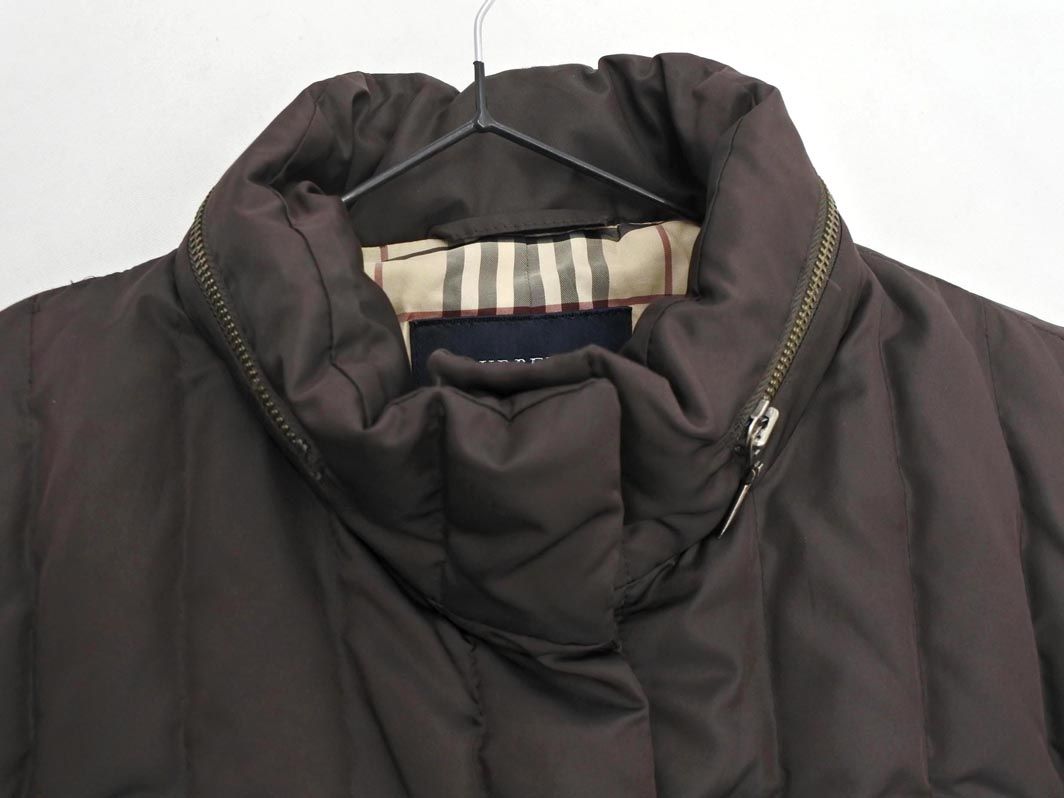 BURBERRY バーバリー 大きいサイズ ダウンベスト size15 ブラウン ◎レディース