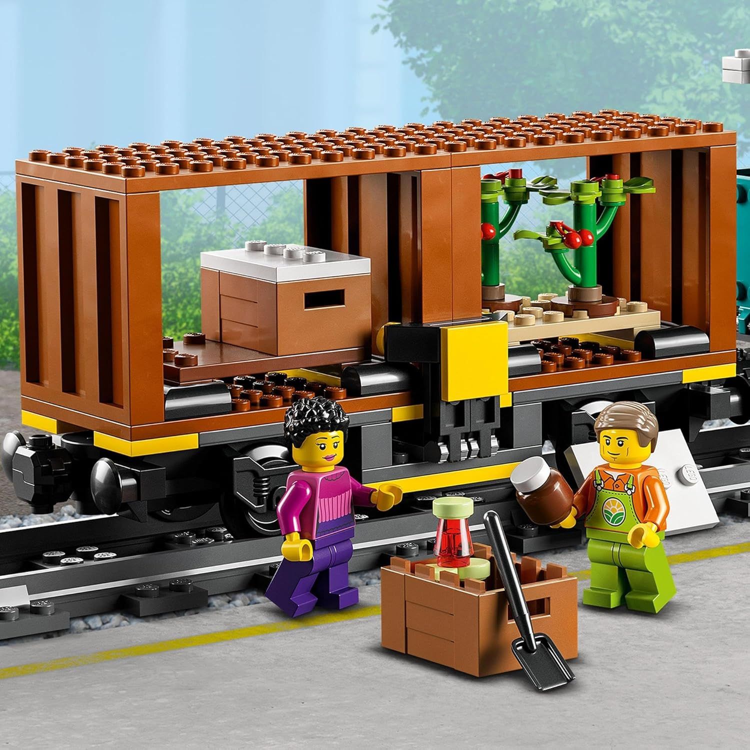 レゴ(LEGO) シティ 貨物列車 ギフト 60336 おもちゃ ブロック 誕生日 