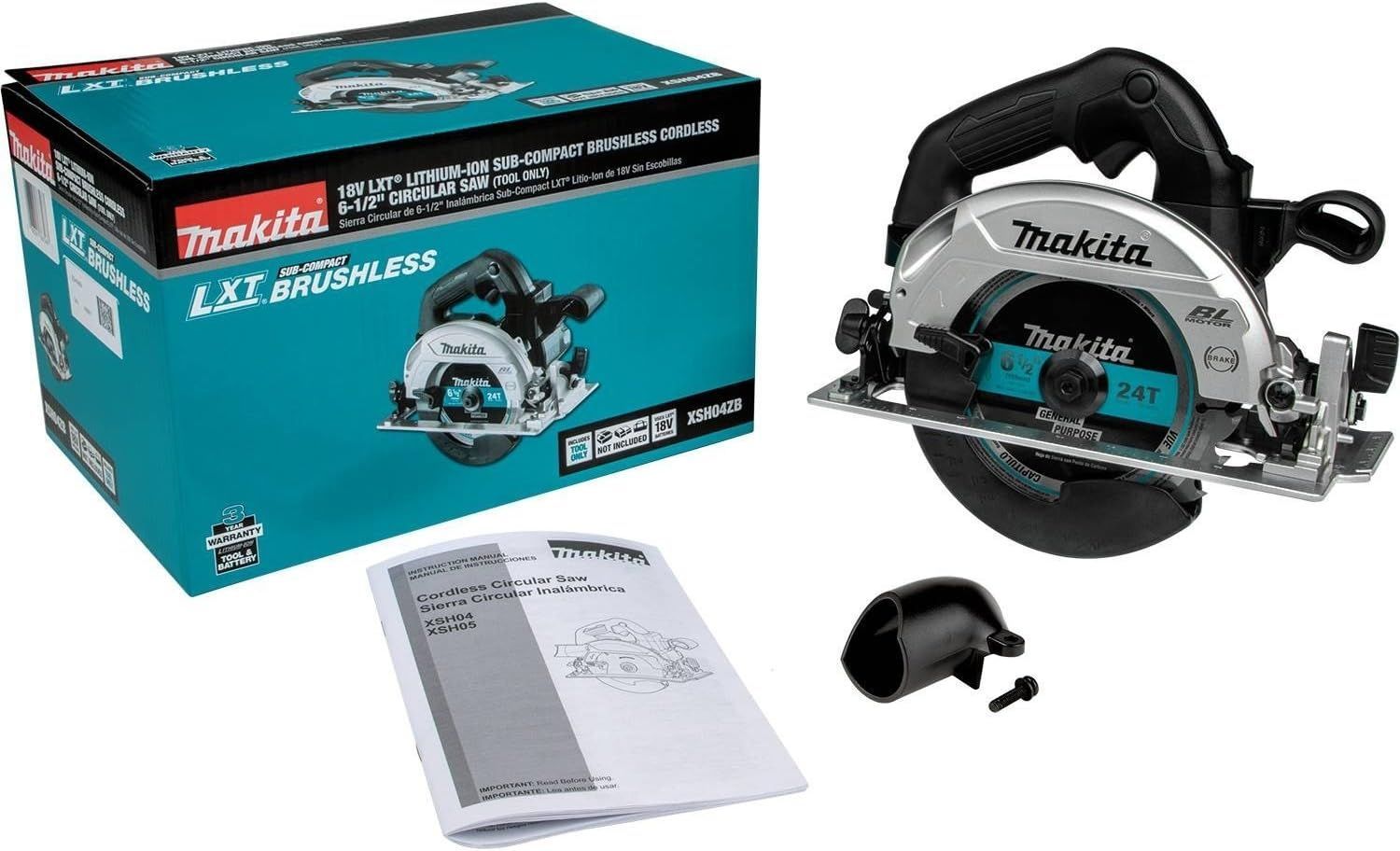 マキタ 丸ノコ 18V XSH04ZB ブラシレス 充電式 電動のこぎり 本体のみ 