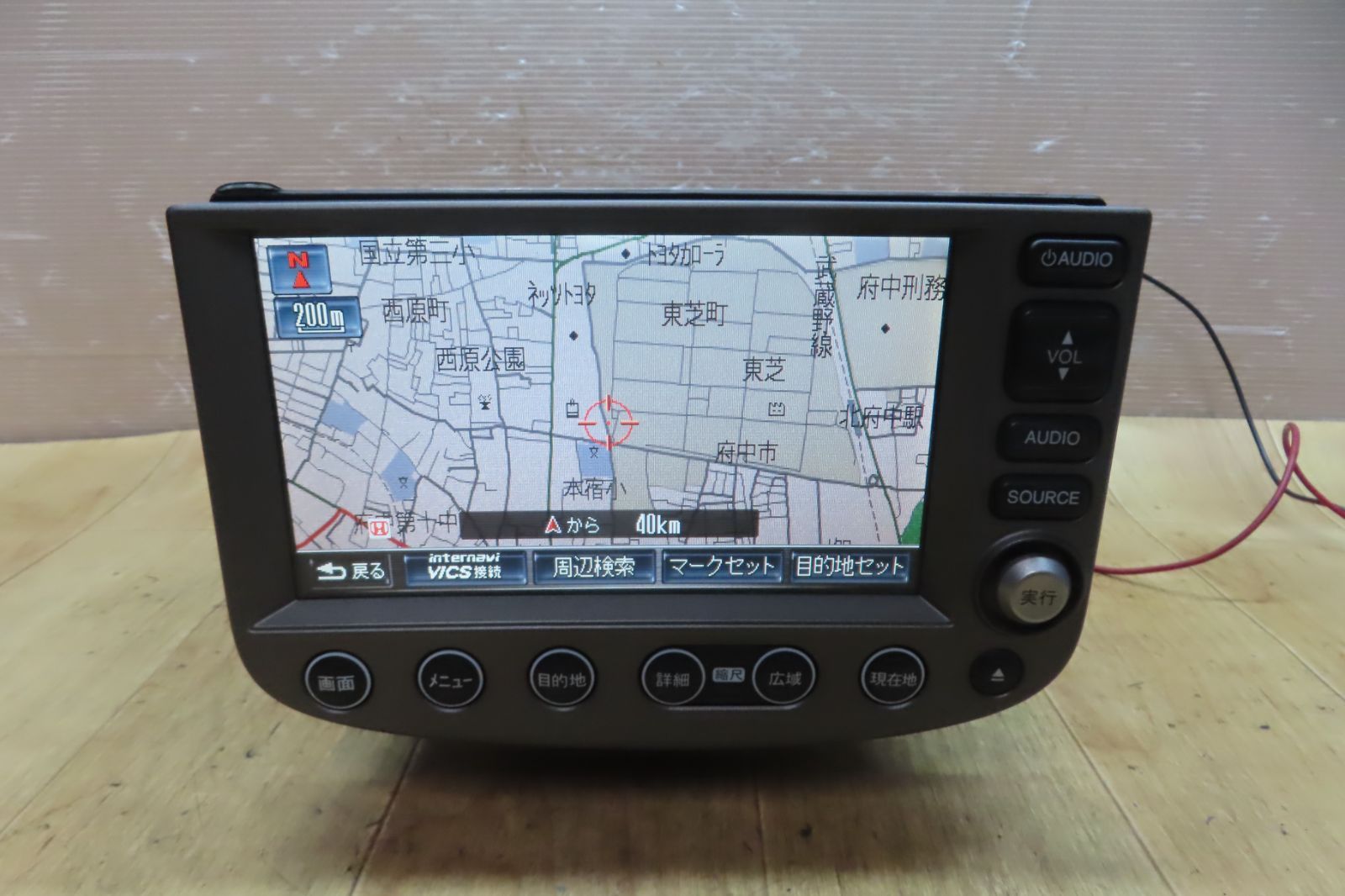 フィットGE6 インターナビ　動作確認済み　取説付 GE6 フィット　純正ナビ ホンダ純正 インターナビ 動作確認済み 説明書付き