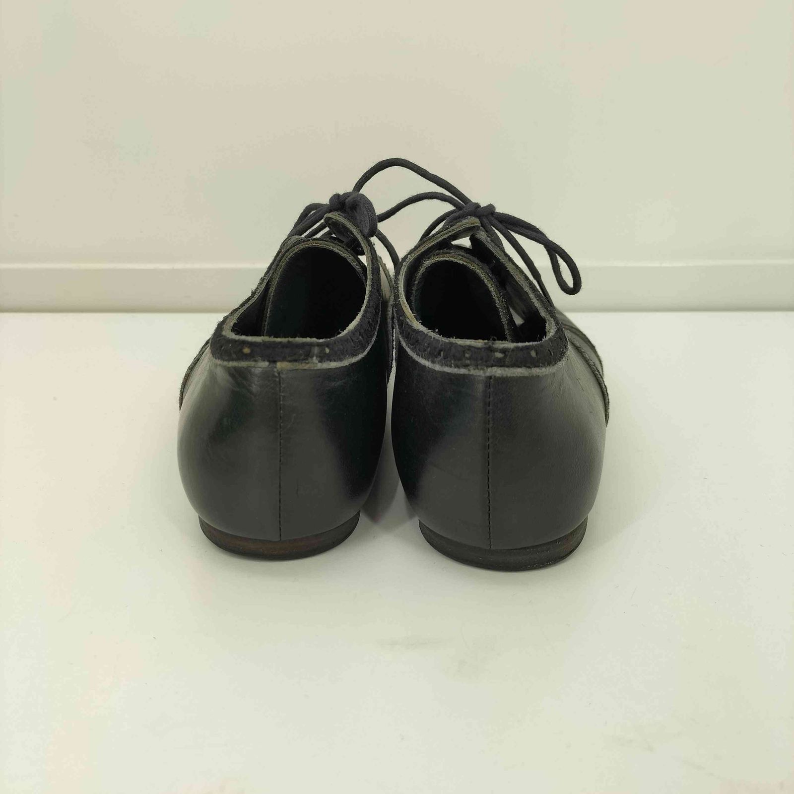 アンダーカバー UNDERCOVER 02AW WITCH’S CELL DIVISION 魔女期 パンチング スウェード ポインテッドトゥ レザー ドレス シューズ vibramソール レディース XXS KIN-KAAI_COM