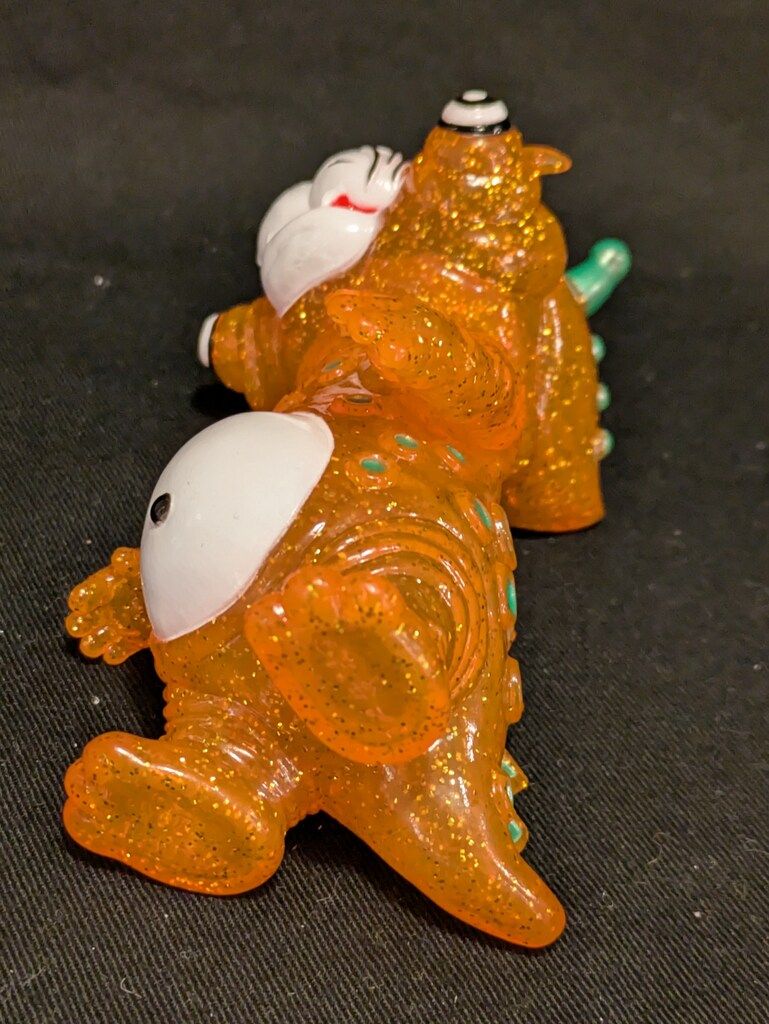 MAXTOY ミニソフビ怪獣倉庫シリーズ 少年怪獣テツオン クリアオレンジ