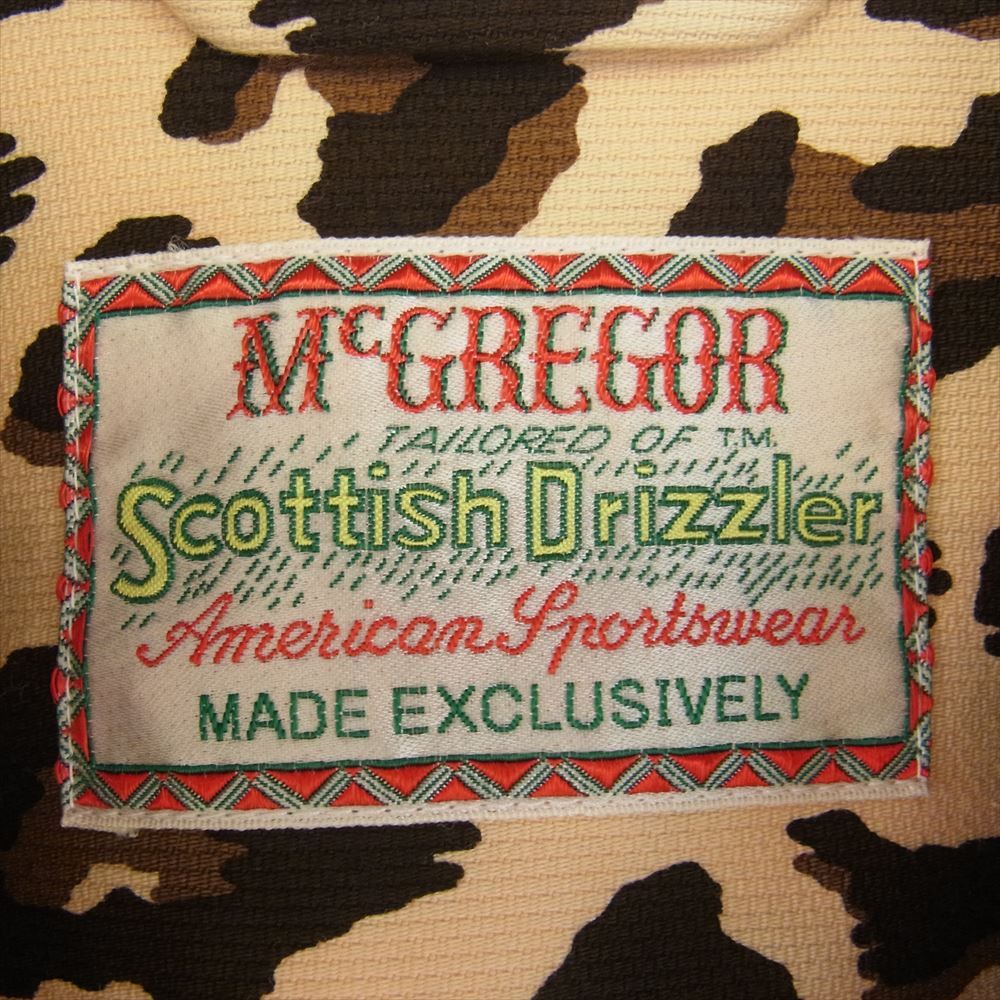 WACKO MARIA ワコマリア 113113104 × McGREGOR LEOPARD DRIZZLER