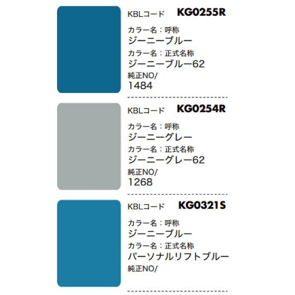 ジーニー社 パーソナルリフトブルー KG0321S 純正No.******* 相当色 KBL 建設機械 建機 塗料 スプレー ラッカー 300ml 2本セット  - メルカリ