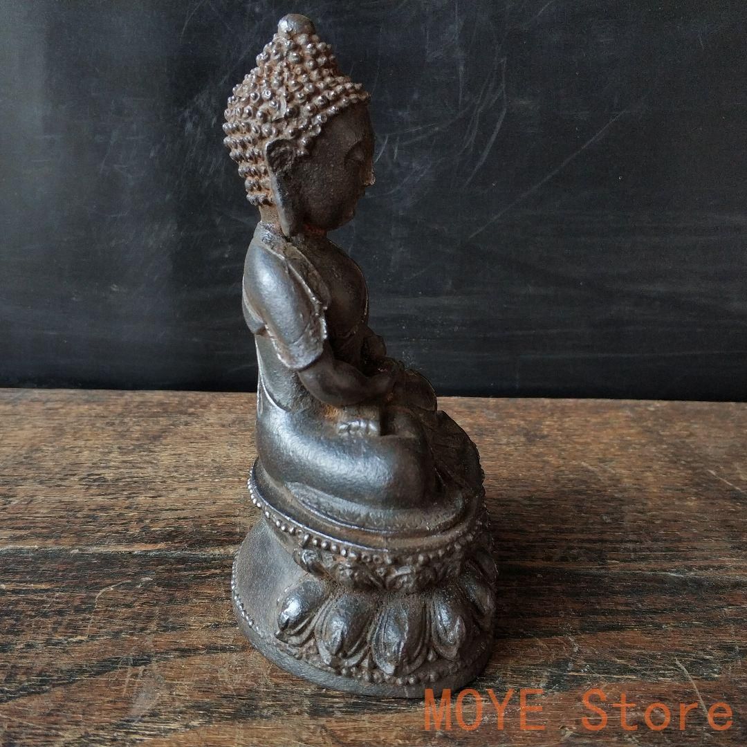 鉄製 仏像 鉄器 精緻細工 装飾品 工芸品 美術品 置物 鉄器 仏像 菩薩 置物 装飾品 現代工芸品美術品 置物zw0829