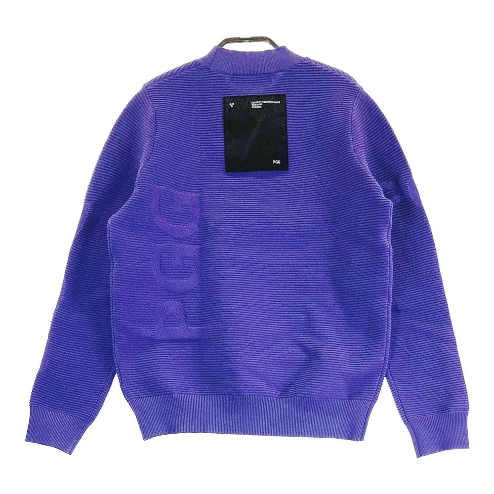 サイズ 0 PGG PEARLY GATES パーリーゲイツ モデル ニットセーター ロゴ パープル系 240101538480 ゴルフウェア レディース ストスト