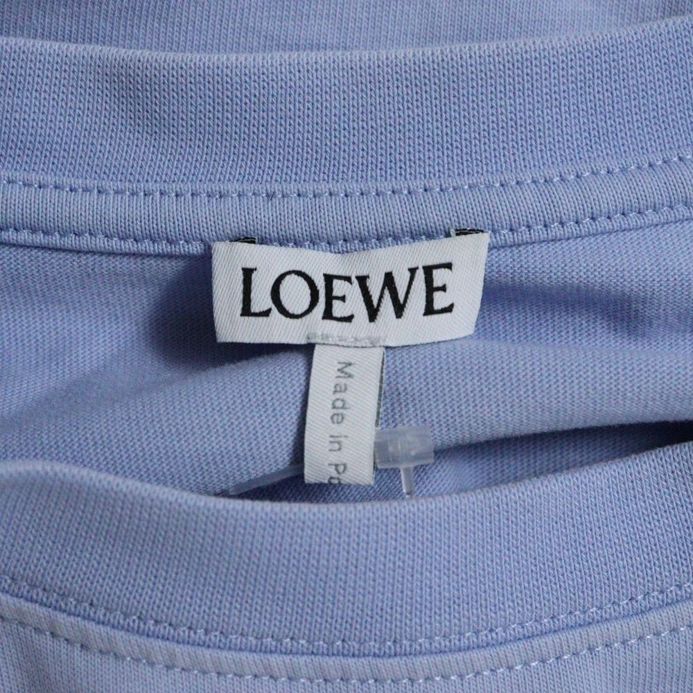 LOEWE (ロエベ) 胸アナグラムワッペン刺繍 ボクシーシルエットTシャツ  