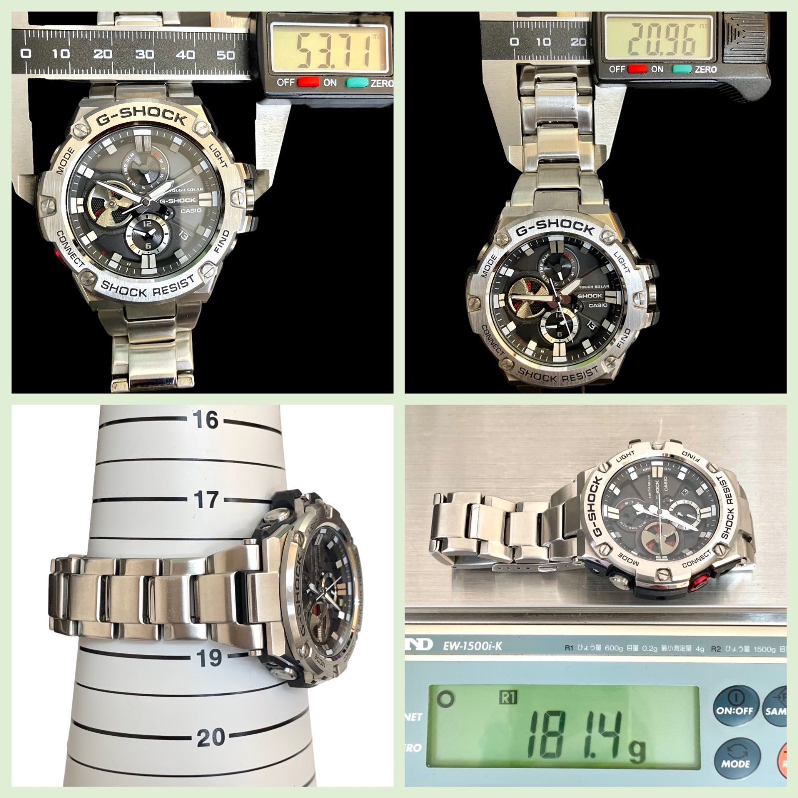 極美品きれい⭐️CASIO G-SHOCK】 カシオ ジーショック G-STEEL