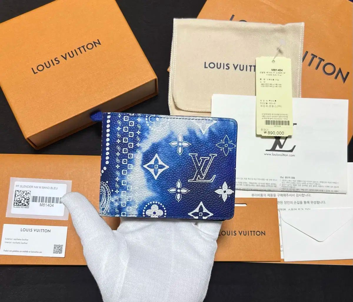 新グレード|フル構成 Louis Vuitton ルイヴィトン バンダナ Slender ウォレット モノグラム 二つ折り財布