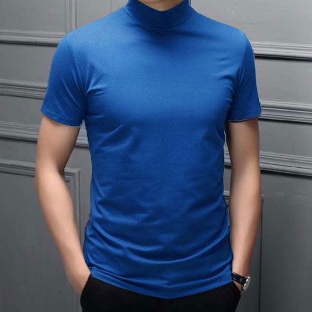 新品 2枚セット！ゴルフウェア ハイネック 半袖 メンズ Tシャツ