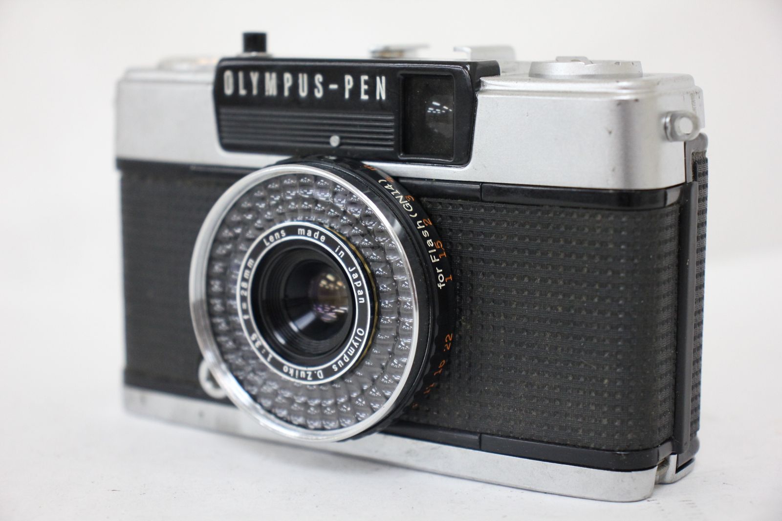返品保証 オリンパス Olympus-PEN EE-3 D.Zuiko 28mm F3.5 カメラ e2915