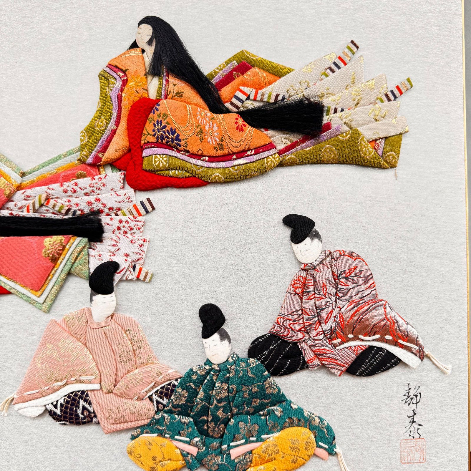 押絵　押し絵　美人画　浮世絵　日本絵画　アート 押絵 押し絵 美人画 浮世絵 日本絵画 アート 押絵 押し絵 美人画