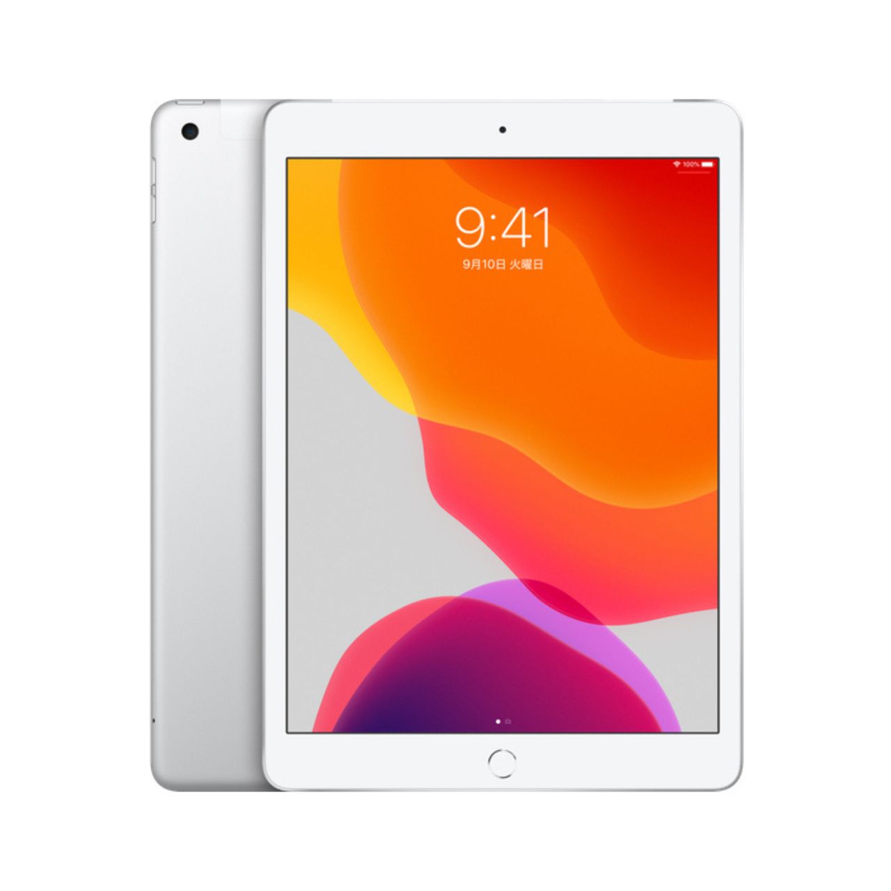 【整備済み】iPad 10.2 インチ 第7世代 - 2019 - Wi-Fi + 4G - 32 GB - シルバー MW6C2J/A