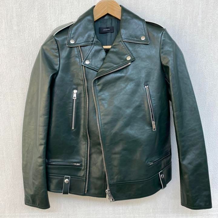 m2981 ジョゼフ カーフレザー レザージャケット ライダース34