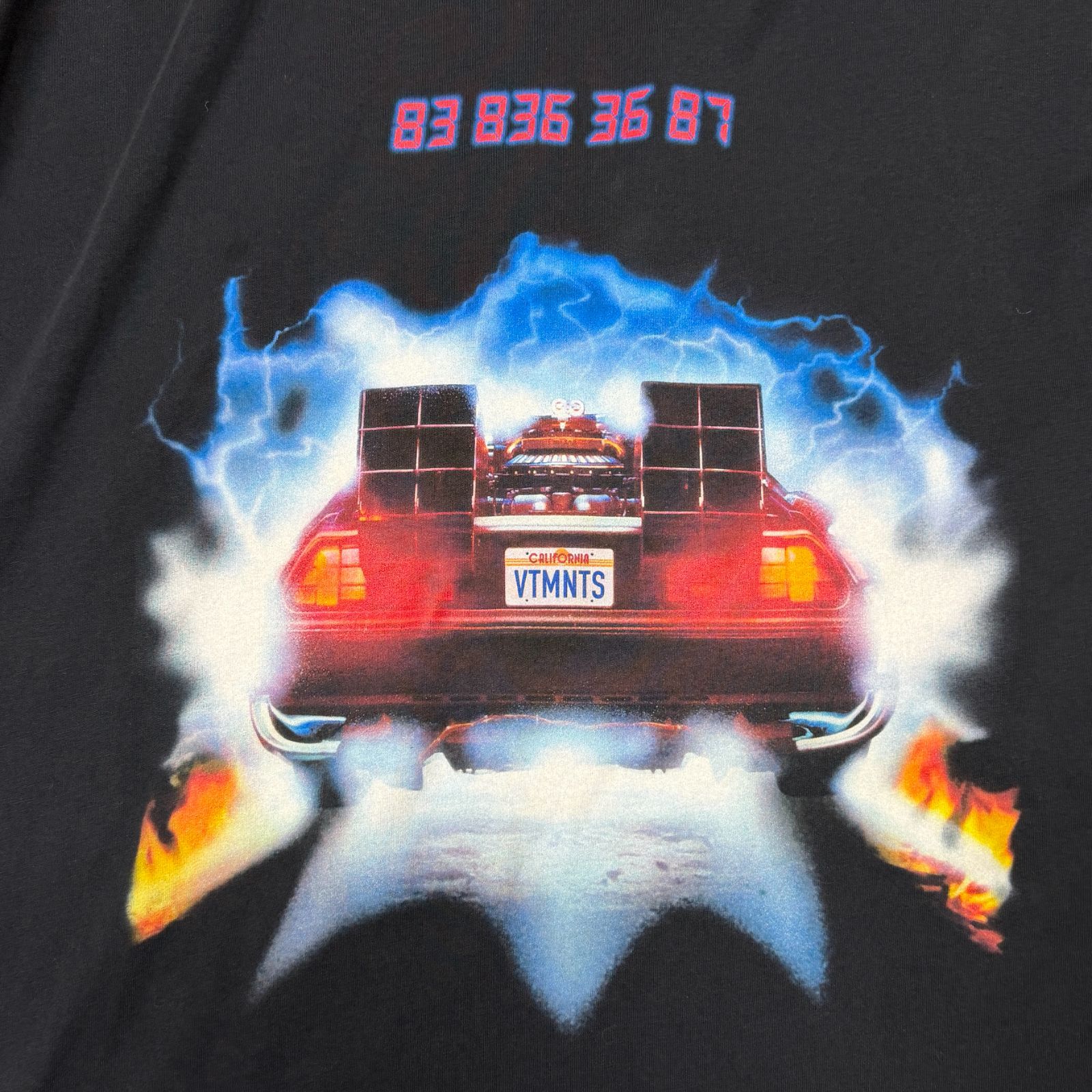 VTMNTS ブイティーエムエヌティーエス Back to the Future Hoodie 