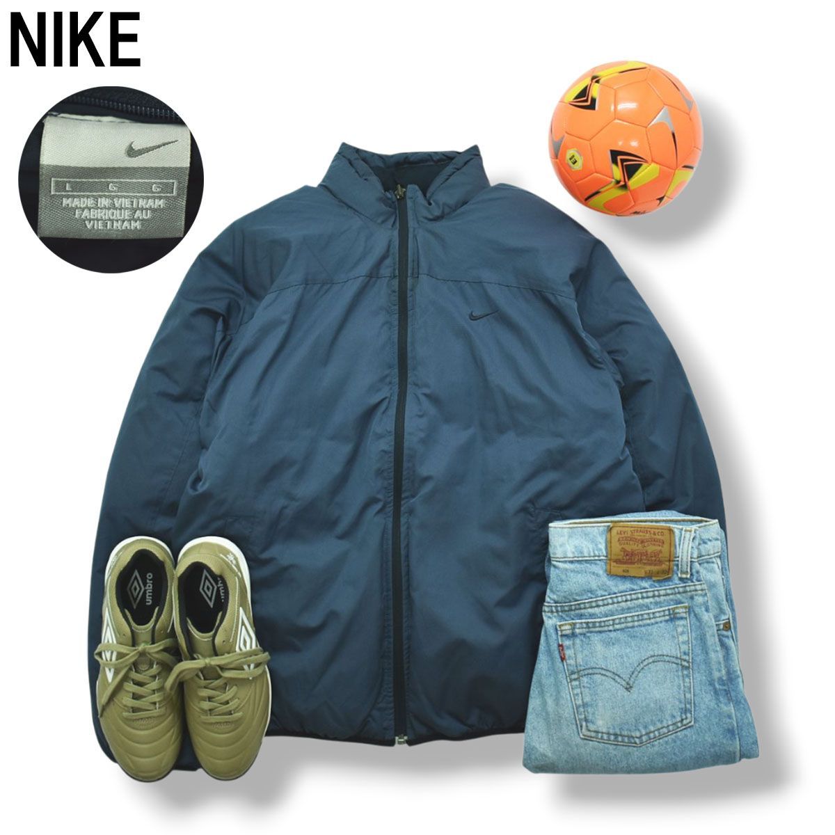 ナイキ NIKE リバーシブル キルティング ダウン ジャケット