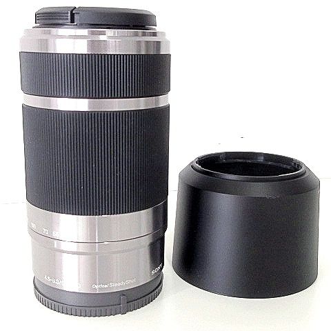 ソニー SEL55210 デジタル一眼カメラα Eマウント 交換用 望遠ズーム レンズ E 55-210mm F4.5-6.3 OSS シルバー A0709