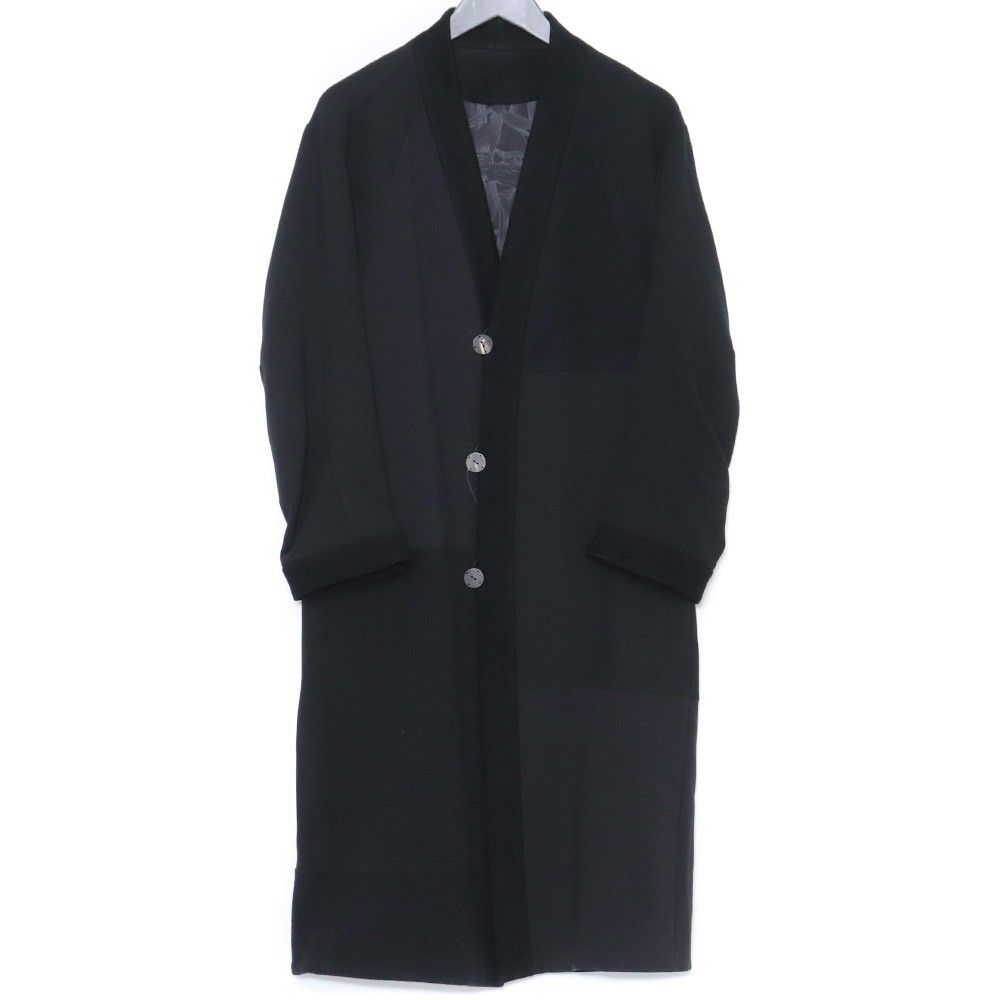 DEVOA ロングコート サイズ2 ブラック - メルカリ 