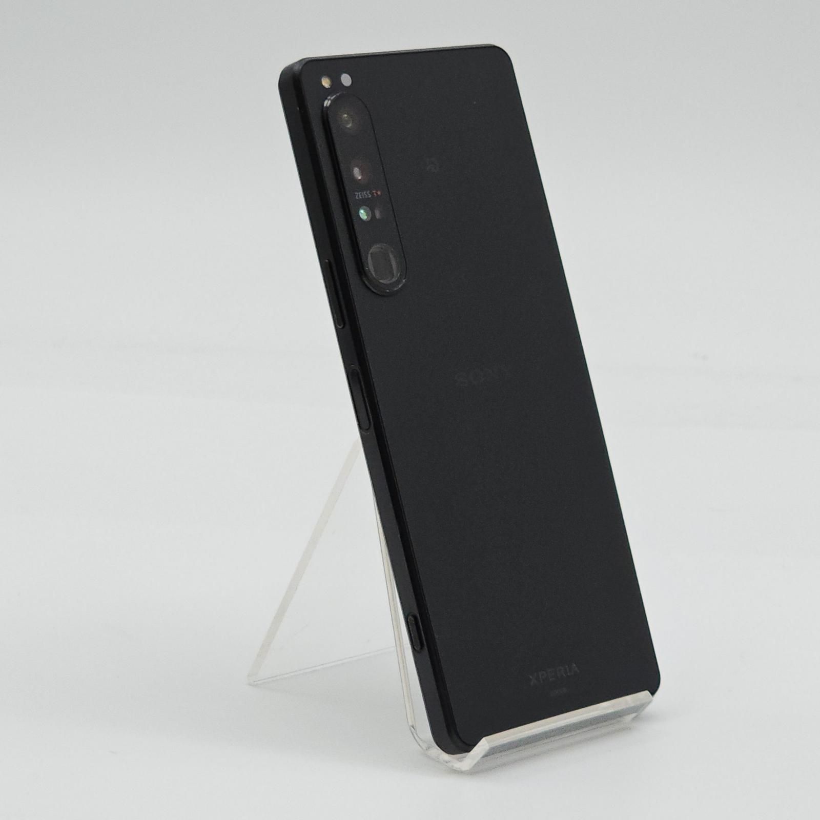 【全額返金保証】【最速発送】Sony Xperia 1 IV 256GB ブラック au SOG06 動作確認済