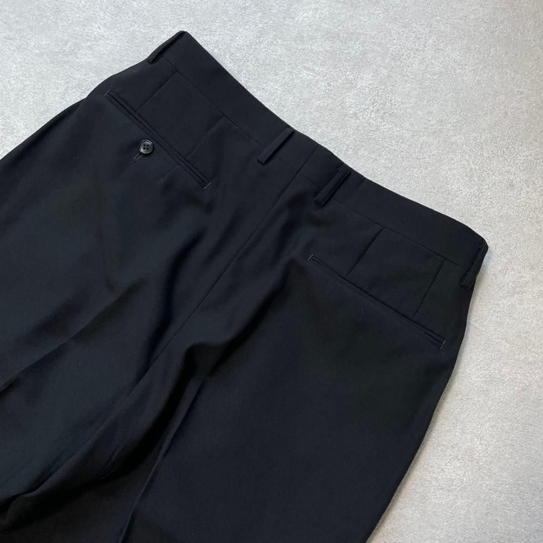 90s ヴィンテージ セットアップ ダブルスーツ ブラック×ブルー 極上