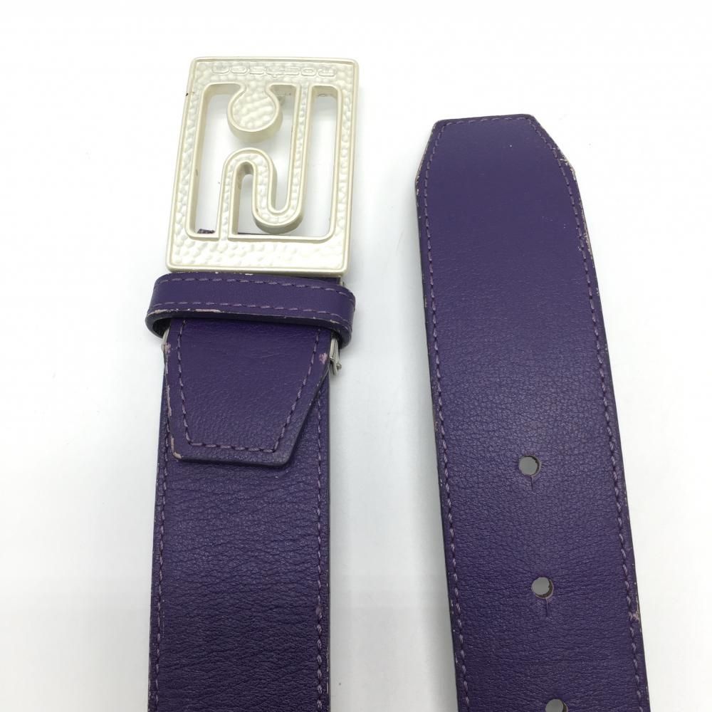 OAKLEY ベルト　レザー　牛革　本革　ゴルフ　ホワイト OAKLEY ベルト レザー 牛革 本革 ゴルフ ホワイト - メルカリ