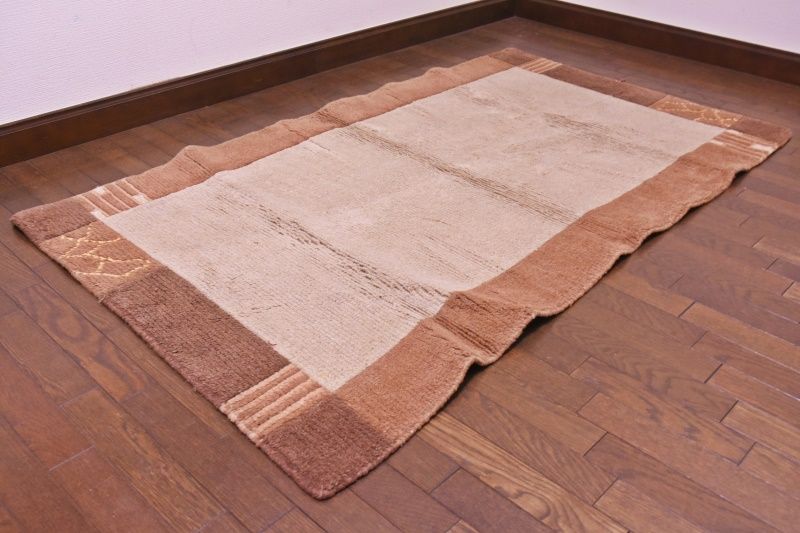 RAGU188 寛ぎスペースにトライバルラグ ウール絨毯 アンティーク家具 ヴィンテージ ギャッベ キリム