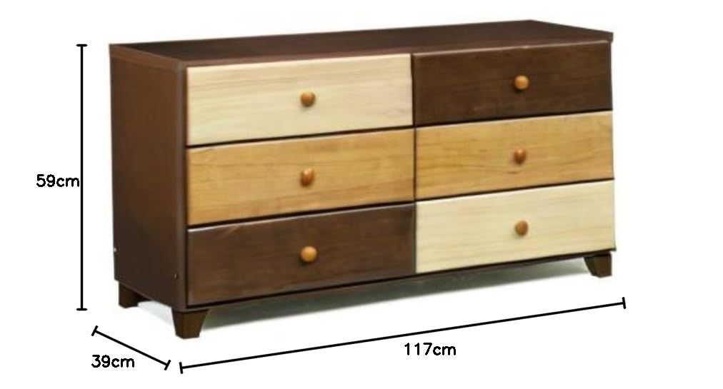 nakakei ローチェスト 大川家具 マルーン2 120cm幅 関家具(Sekikagu