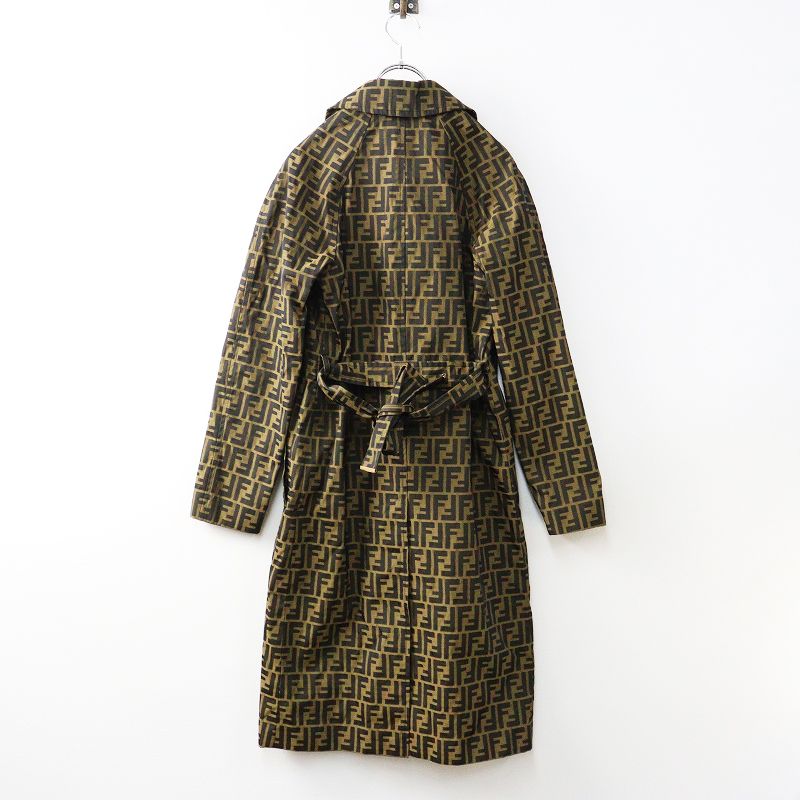 美品 フェンディ FENDI SOPRABITO ZUCCA SOFT TABACCO FF5304 ズッカ柄