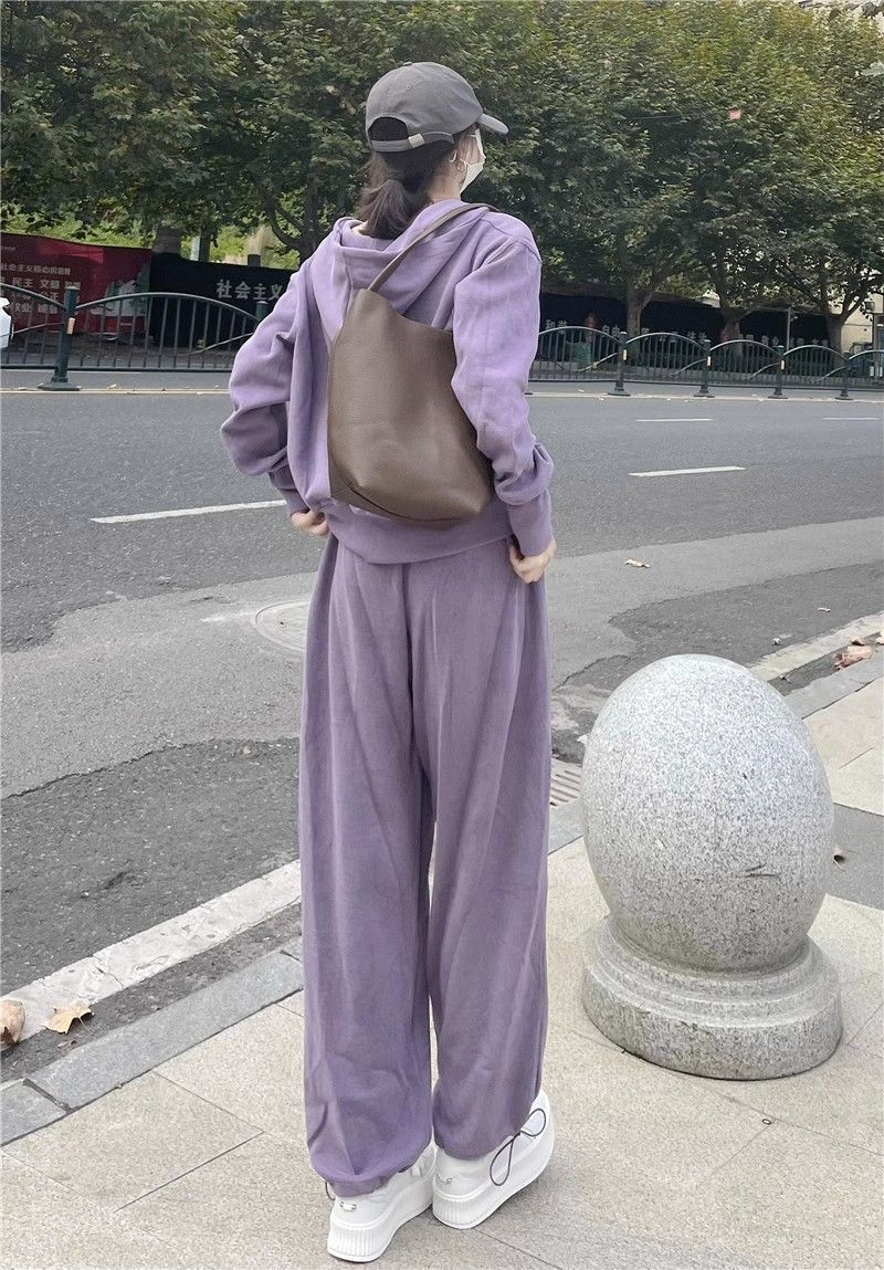  レディース スポーツセットアップ 秋 長袖スウェット 上下2点セット カジュアル M-2 XL トレーナー スウェット トップス