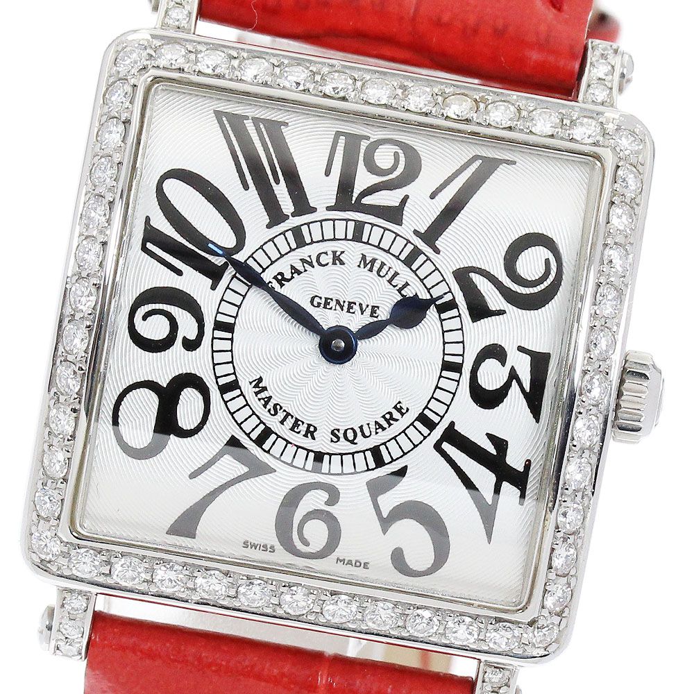 フランクミュラー FRANCK MULLER 6002LQZV マスタースクエア アフターダイヤ クォーツ レディース_889800