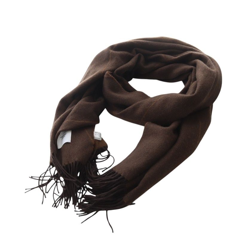 elegancese カシミヤ ストール　ブラウン エレガンセーゼ elegancese ストール マフラー 大判 カシミヤ