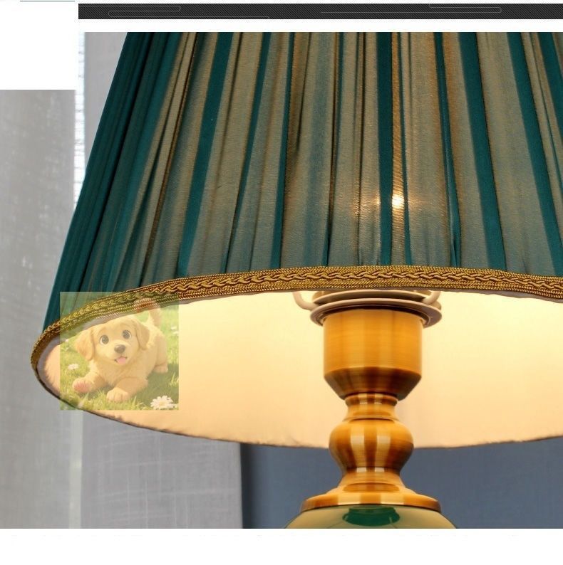 エナメルセラミック照明スタンドライト テーブルランプ デスクライト 陶器卓上ステンド NEXPOTALLINN_EU