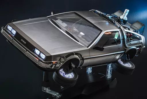 中古】フィギュア デロリアン・タイムマシン 「バック・トゥ・ザ