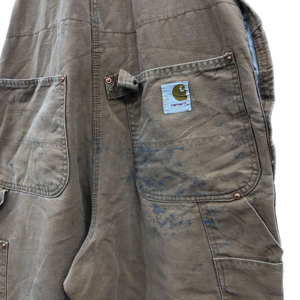70年代 Carhartt カーハート ダック ダブルニー ビブ