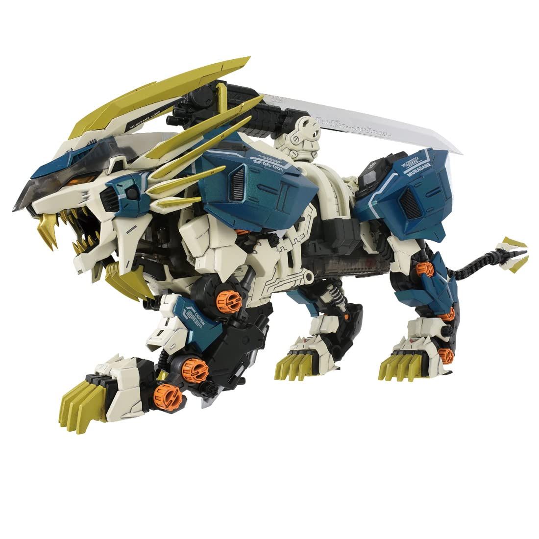 【タイムセール値下げ！】ZOIDS ムラサメライガー風　クリアカラー　海外製品 タカラトミー(TAKARA TOMY) ゾイド AZ-03 ムラサメライガー