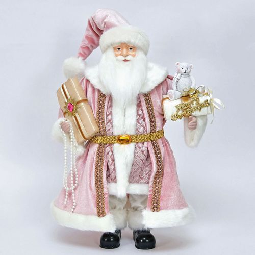サンタクロース 置物 洋風人形 テディベア付き サンタクロース 置物 洋風人形 テディベア付き サンタクロース