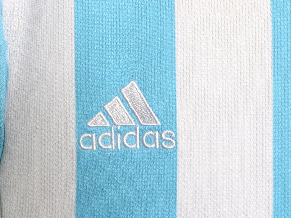 adidas - アディダス アルゼンチン 代表 サッカー ユニフォーム メンズ M 正規品 2015 コパ アメリカ モデル 当時物 レプリカ オフィシャル Tシャツ adidas - アディダス アルゼンチン 代表 サッカー ユニフォーム