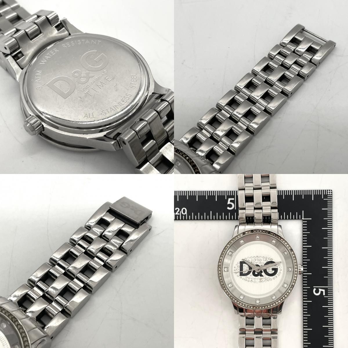 619 D&G DOLCE＆GABBANA TIME CHRONOGRAPH QZ ディーアンドジー