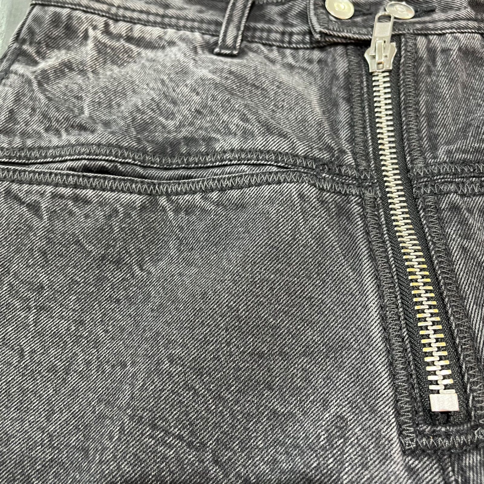 FILTH FRONT ZIP BAGGY DENIM SHORTS フロントジップバギー