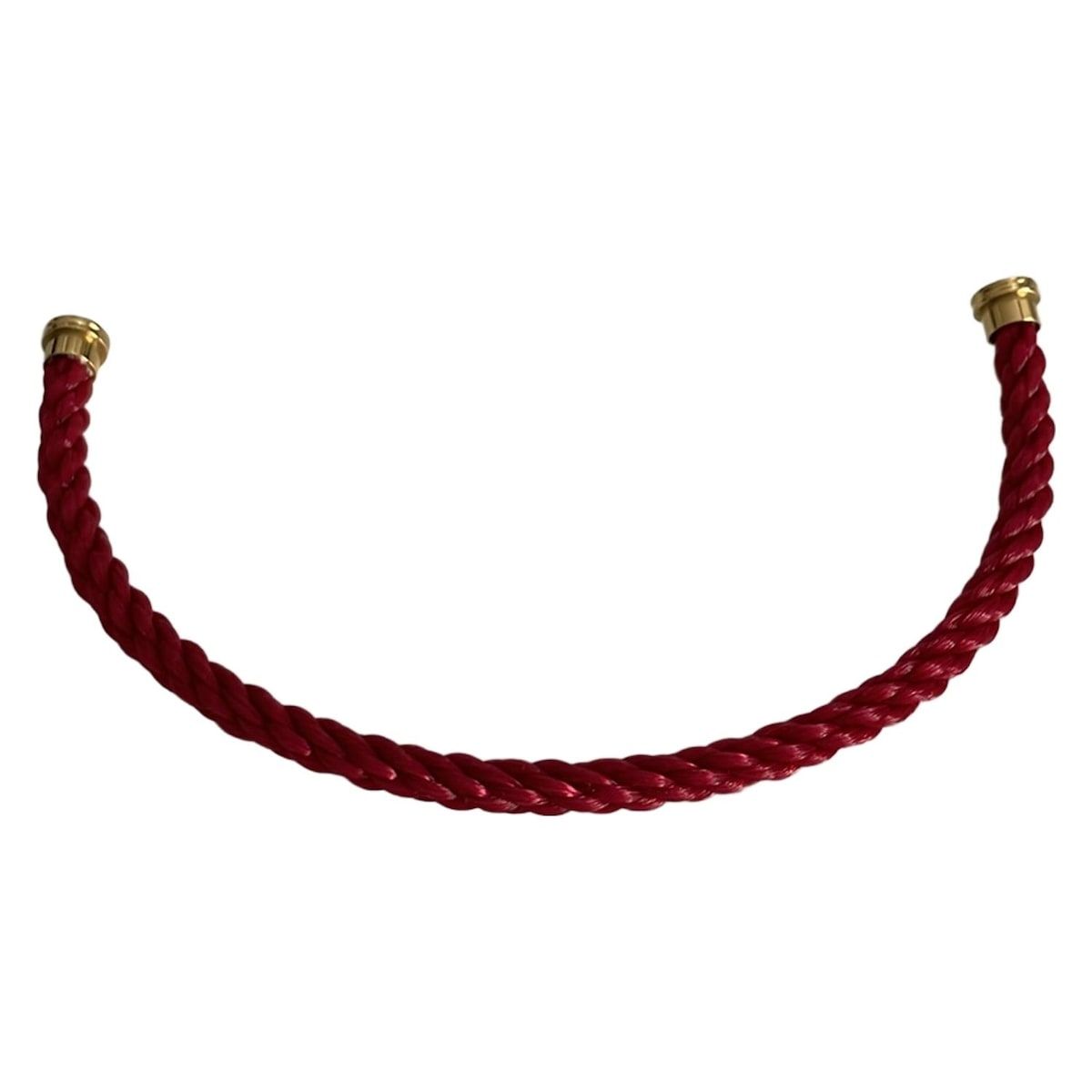 FRED フレッド ブレスレット フォース10 レッド×ゴールド ブレスレット用コード|サイズ 16