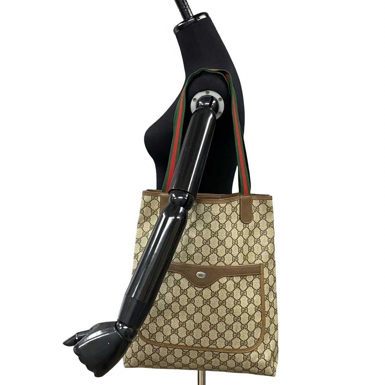GUCCI ハンドバッグ シェリーライン 極 美品 GUCCI グッチ オールドグッチ ヴィンテージ シェリー