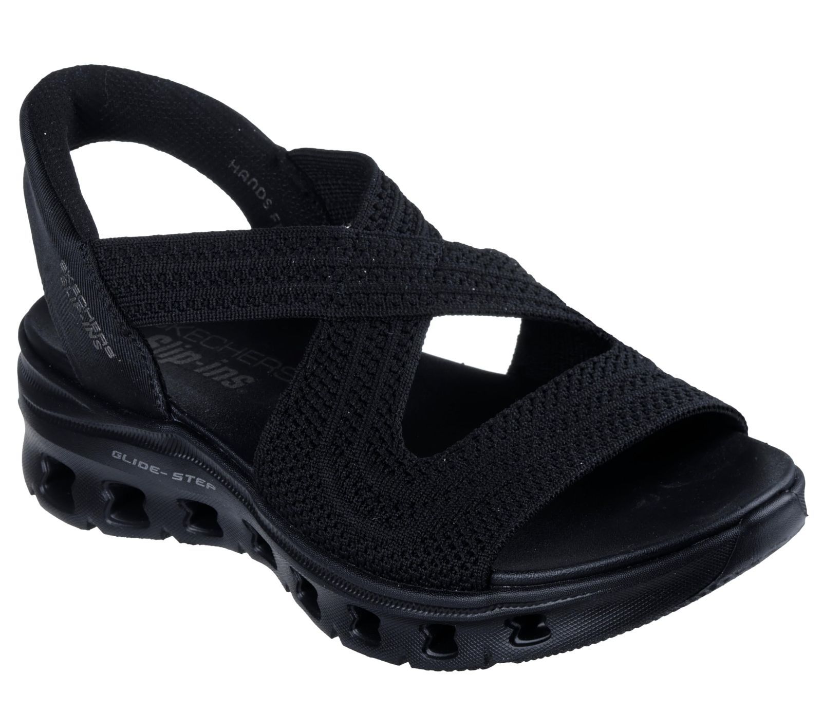 Size 24.0 cm_Color BBK スケッチャーズ サンダル GLIDE-STEP PRO-EVERYDAY GLIDE_119557 レディース BBK 24.0 cm