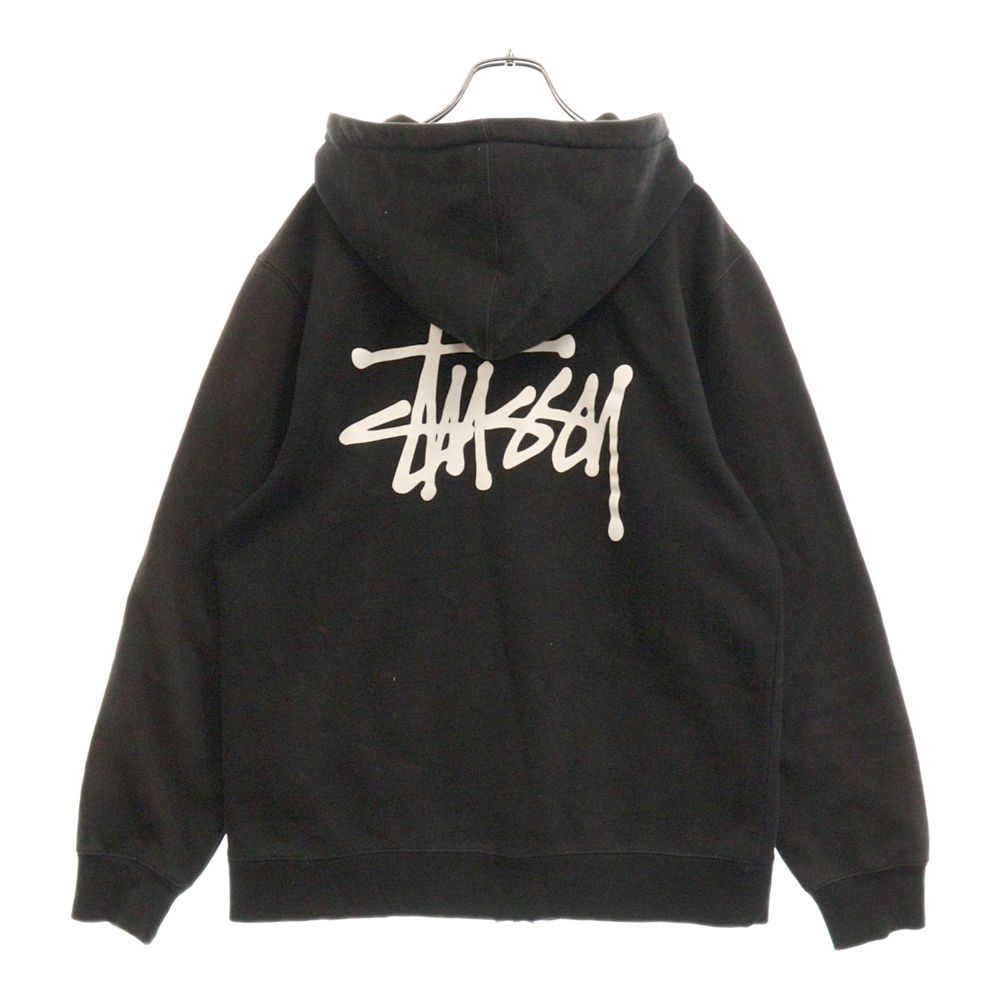 STUSSY (ステューシー) 両面ロゴプリント ジップアップ パーカ