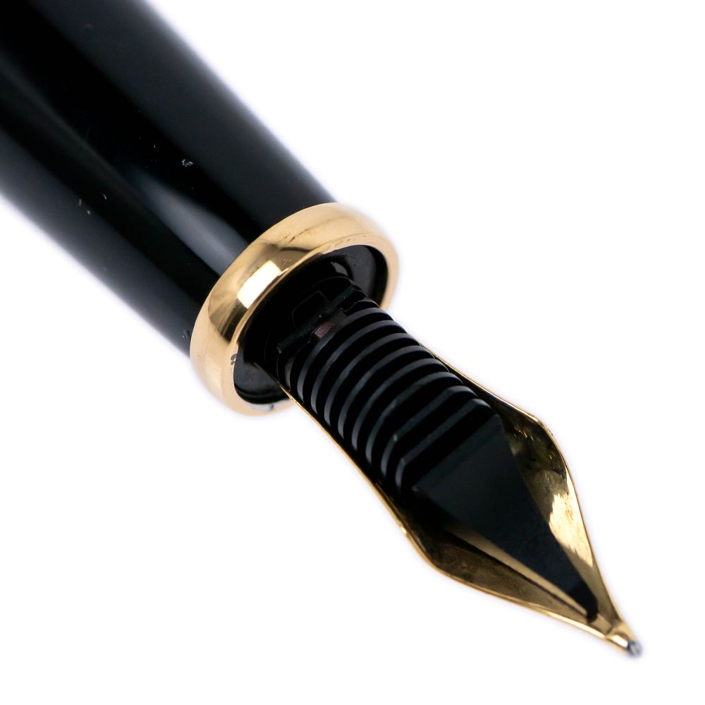 超美品　カルティエ 万年筆 ブラック ペン先 18K Au750 名東】【CARTIER】万年筆 ディアボロ ドゥ カルティエ ペン先