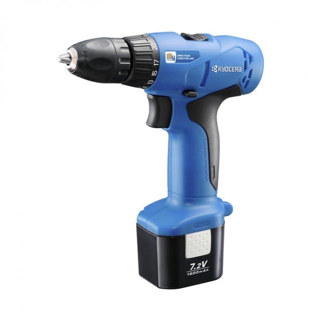 京セラ 旧リョービ 充電式 ドライバドリル MBD-72 ニカド7.2V 充電時間60分 無段変速付 20段階クラッチ キーレスチャック