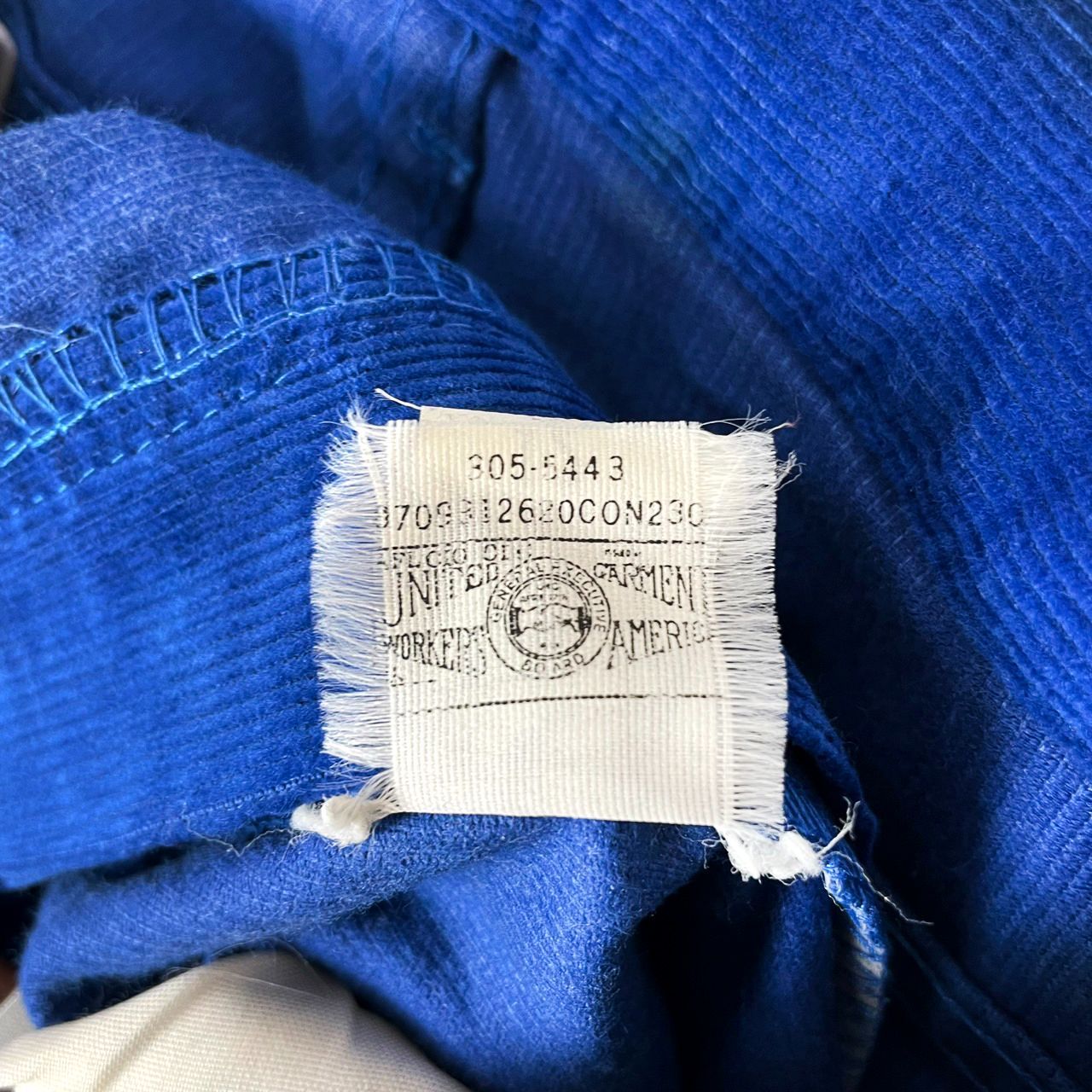 70S LEE アイスブルー コーデュロイ S～M位 JKT 薄い水色 70S LEE