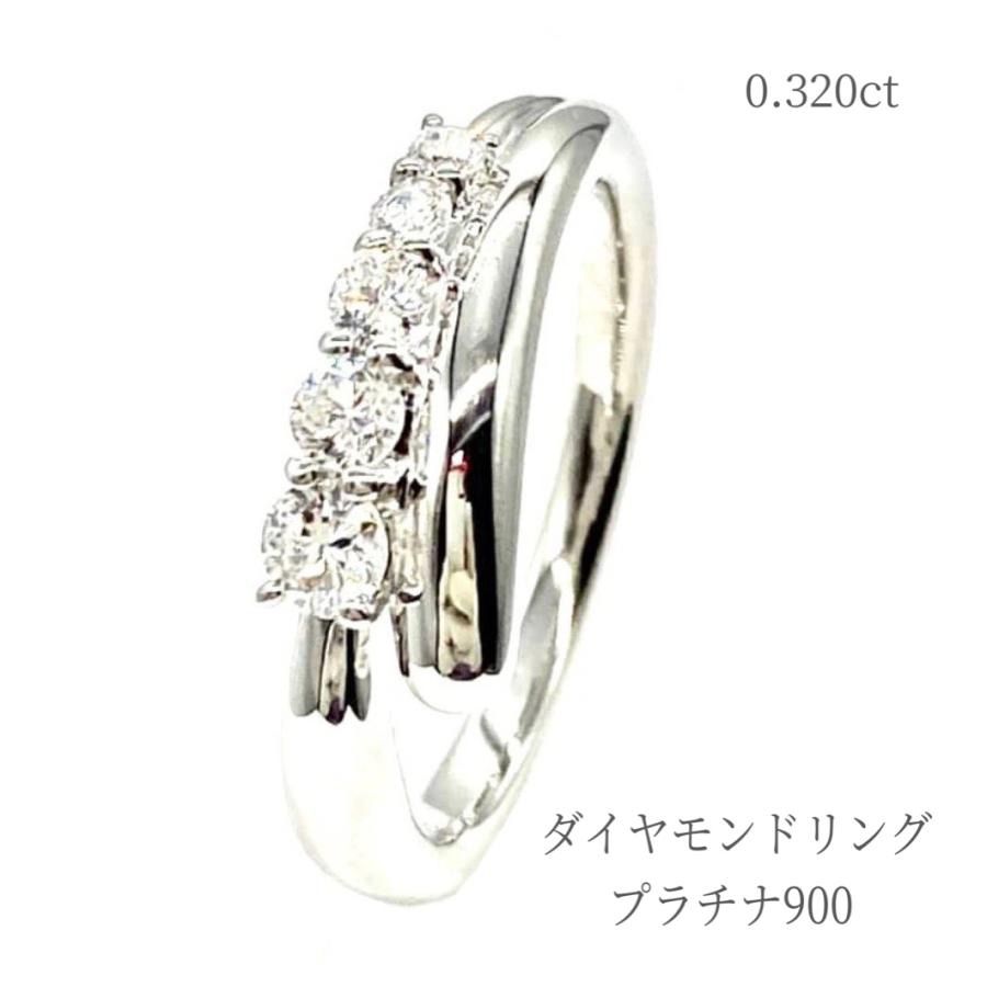 リング Pt900 プラチナ ダイヤモンド 指輪 12号 普段使い アクセサリー ...