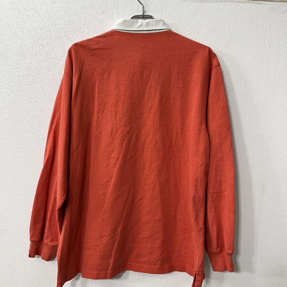 POLO RALPH LAUREN 長袖 ラガーシャツ L オレンジ ポロ ラルフ